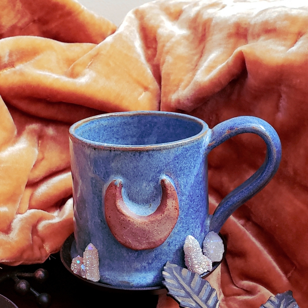 Celestial Blue Moon Mug / Mini Stein